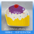 Icecream shape ceramic plates candy plates for kitchen